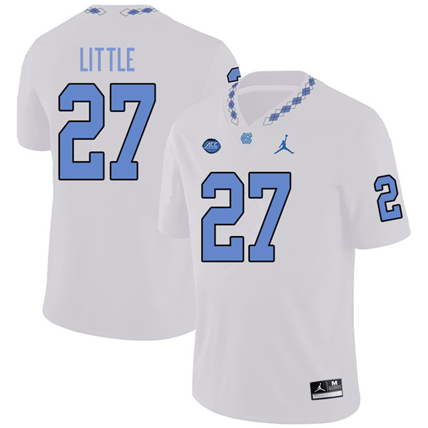 Jordan Brand Men #27 Chavis Little North Carolina Tar Heels College Football Jerseys Sale-White